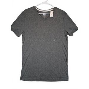 Express One Eleven Solid V Neck T Shirt Short Sleeve Casual Mens Medium NWT